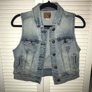 American Eagle Jean Vest